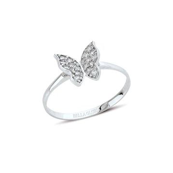 Bella Gloria PR78063 Altın Kelebek Yüzük