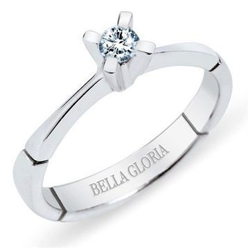Bella Gloria SL00T13 Tektaş Pırlanta Yüzük