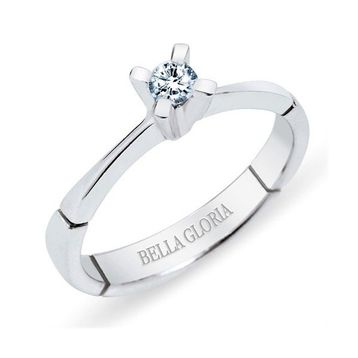Bella Gloria SL00T13 Tektaş Pırlanta Yüzük
