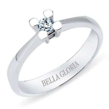 Bella Gloria SL00T38 Tektaş Pırlanta Yüzük