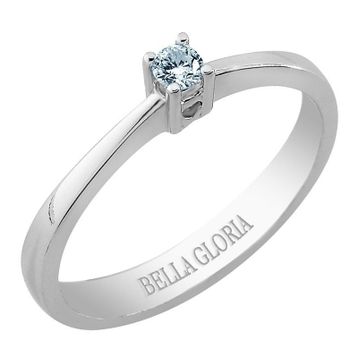 Bella Gloria SLTK985 Tektaş Pırlanta Yüzük