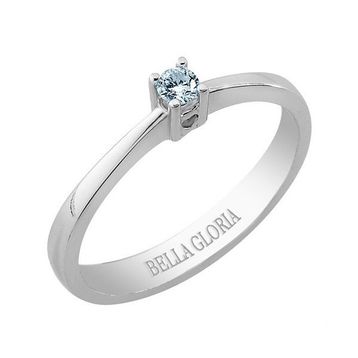 Bella Gloria SLTK985 Tektaş Pırlanta Yüzük