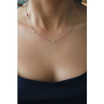 Bella Gloria TGK0408 Pembe Kadın Kolye