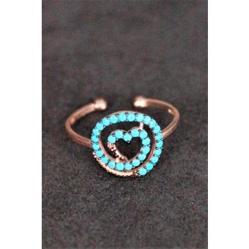 Bella Gloria TGP0127 Zincirli Rose Gümüş Küpe