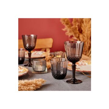 Bella Maison Colore 12'li Antrasit Kesme Bardak-Kadeh Set