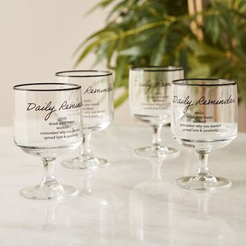 Bella Maison Daily Reminder 4'lü Cup Set