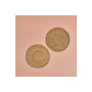 Bella Maison Rafe Naturel 20 cm 2'li Nihale