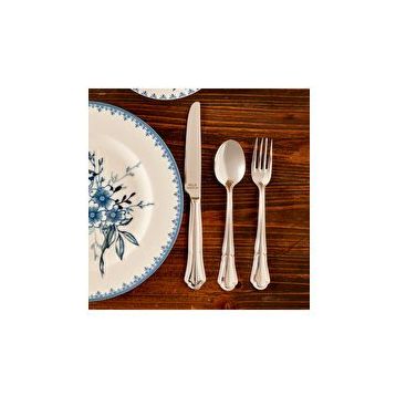 Bella Maison Torino 18 Parça Silver Tatlı Çatal Kaşık Bıçak Seti