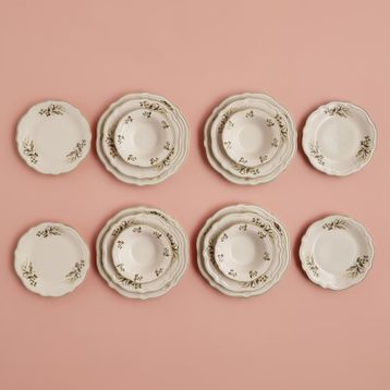 Bella Maison Yeşil Julia Stoneware 24 Parça 6 Kişilik Yemek Takımı