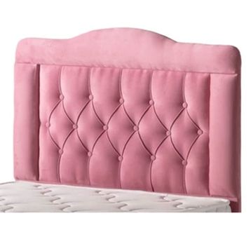 Belletto 150 cm Pembe Çift Kişilik Vogue Lüx Kumaş Başlık