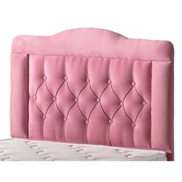 Belletto 160 cm Pembe Çift Kişilik Vogue Lüx Kumaş Başlık