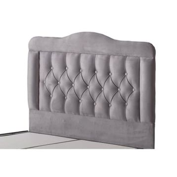 Belletto 90 cm Gri Tek Kişilik Vogue Lüx Kumaş Başlık