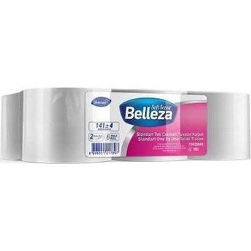 Belleza Tek Çekmeli 141 m 6 lı Endüstriyel Tuvalet Kağıdı