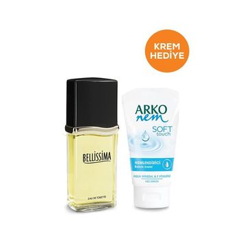 Bellissima EDT 60 ml Kadın Parfüm +75 ml Arko Soft Touch Krem