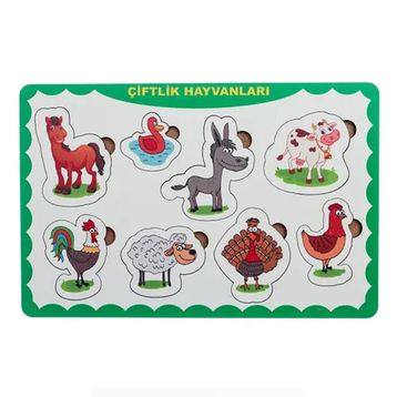 Bemi Ahşap Çiftlik Hayvanlar Puzzle