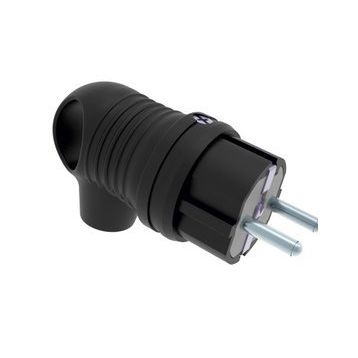 Bemis BK1-1402-2021 1x16A 2P+E 200 250V IP44 Monofaze Kauçuk Kuplu Eğik Fiş