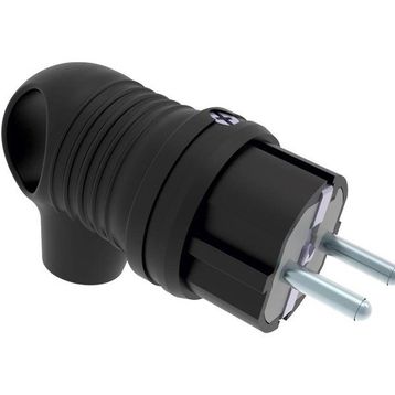Bemis BK1-1402-2021 1x16A 2P+E 200 250V IP44 Monofaze Kauçuk Kuplu Eğik Fiş