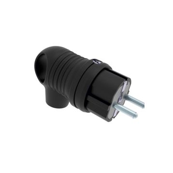 Bemis BK1-1402-2021 1x16A 2P+E 200 250V IP44 Monofaze Kauçuk Kuplu Eğik Fiş