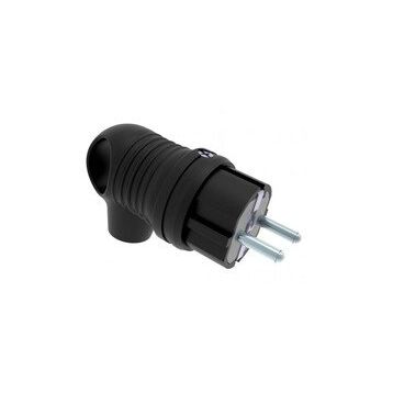 Bemis BK1-1402-2021 1x16A 2P+E 200 250V IP44 Monofaze Kauçuk Kuplu Eğik Fiş