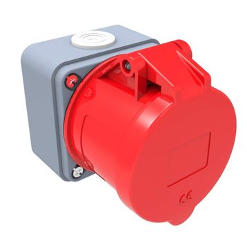 Bemis CEE Norm 5x16A Düz Duvar Prizi