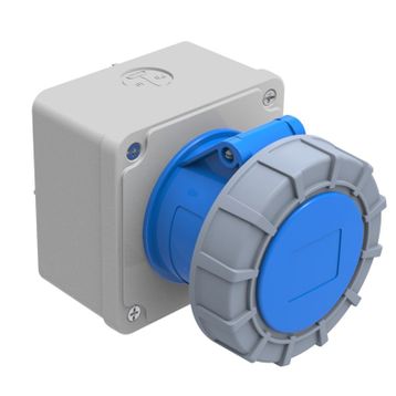 Bemis CEE Norm 5x16A Düz Duvar Prizi