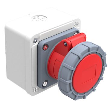 Bemis CEE Norm 5x16A Düz Duvar Prizi