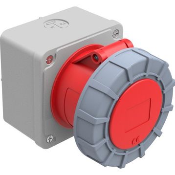 Bemis CEE Norm 5x16A Düz Duvar Prizi