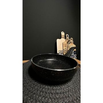 Bena Life 16 cm Siyah Granit Tava