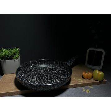Bena Life 26 cm Siyah Yanmaz Yapışmaz Granit Tava