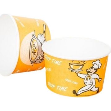 Bencup 16 Oz 25 Adet Kapaklı Karton Çorba Kasesi