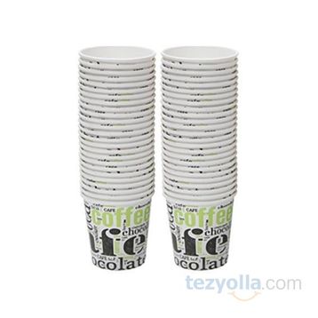 Bencup 4 Paket 50 Adet 7 oz Karton Bardak