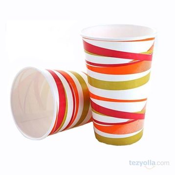 Bencup 50 Paket 40 Adet 12 oz Karton Bardak