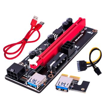 Benedict PCI-E Riser 009S 16X Extender PCI-E Riser USB 3.0 Grafik Kablo Adaptör Kartı