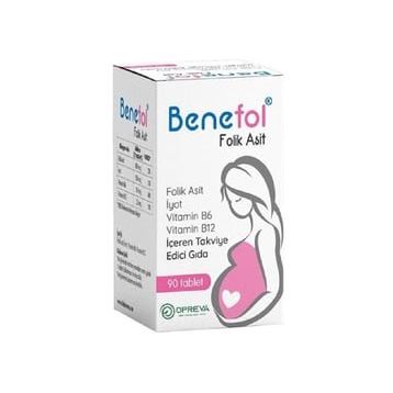 Benefol Folik Asit 60 Tablet