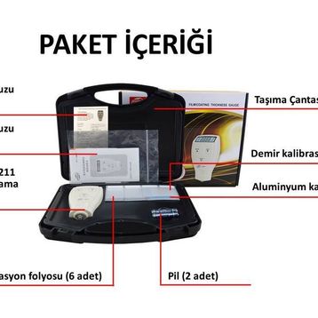 Benetech GM211 Oto Boya Kaplama Kalınlık Ölçer
