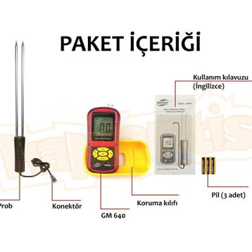 Benetech GM640 Tahıl Nem Ölçer