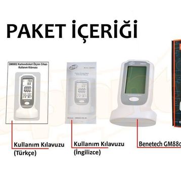 Benetech GM8802 Karbondioksit Ölçüm Cihazı