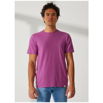 Benetton 123P3JE1J19A5 Bisiklet Yaka Krem Erkek T-Shirt