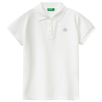 Benetton 3WG9C300O Beyaz Kız Çocuk T-Shirt