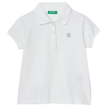 Benetton 3WG9C300O Beyaz Kız Çocuk T-Shirt