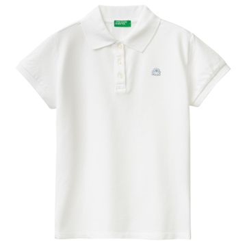 Benetton 3WG9C300O Beyaz Kız Çocuk T-Shirt