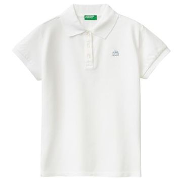 Benetton 3WG9C300O Beyaz Kız Çocuk T-Shirt