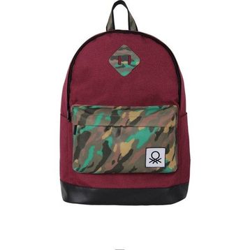Benetton 70427 Bordo Okul Çantası