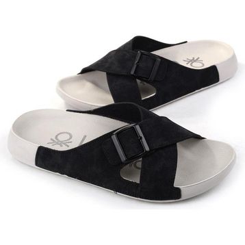 Benetton BN-1415 Siyah Erkek Terlik