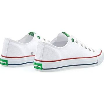Benetton BN-30177 Beyaz Bağcıklı Erkek Spor Ayakkabı