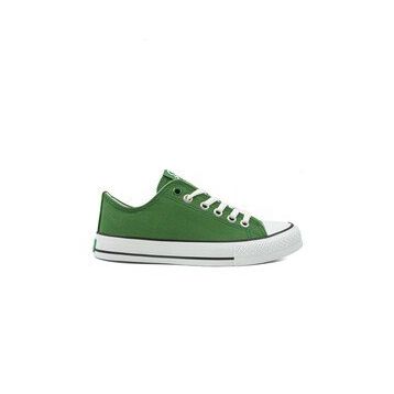 Benetton BN-30177 Yeşil Erkek Keten Sneaker