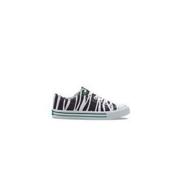 Benetton BN-30179 Siyah-Beyaz Kadın Spor Ayakkabı