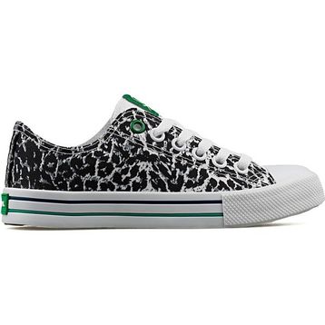 Benetton BN-30179 Siyah-Beyaz Kadın Spor Ayakkabı