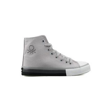 Benetton BN-30189 Beyaz Gri Kadın Sneakers