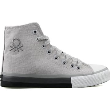 Benetton BN-30189 Beyaz Gri Kadın Sneakers